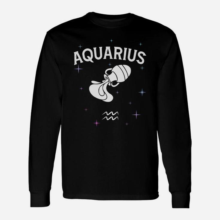 Funny Horoscope Aquarius Symbol Zodiac Sign Costume Unisex Long Sleeve