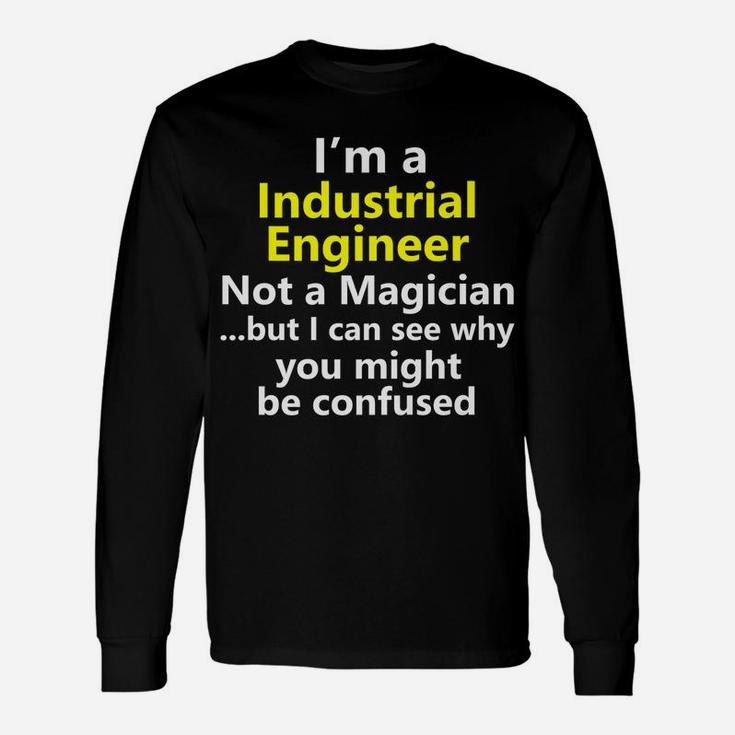 Funny Industrial Engineer Job Title Career Engineering Gift Unisex Long Sleeve