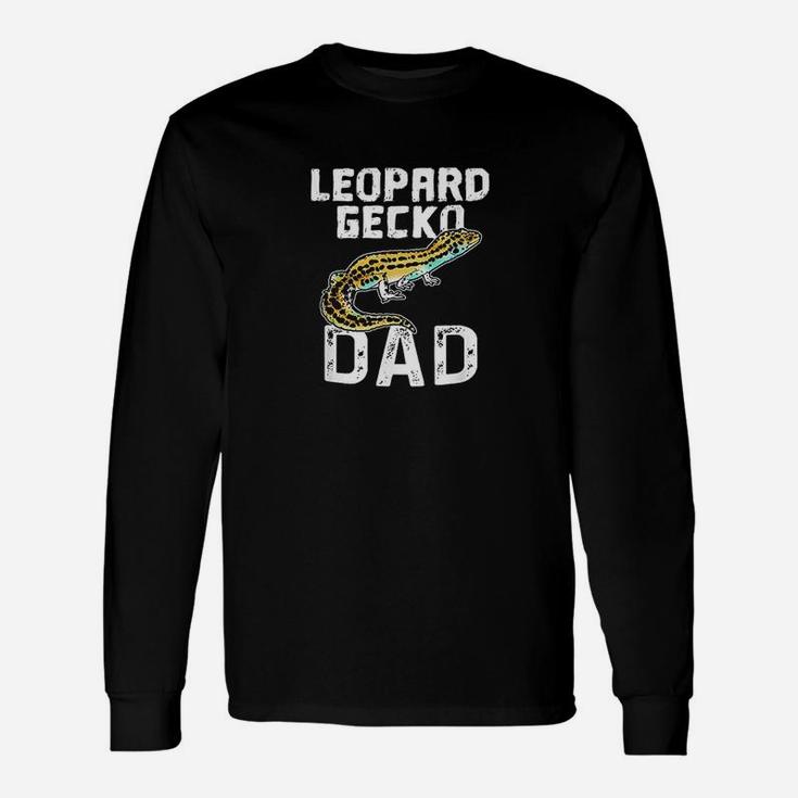 Funny Leopard Gecko Graphic Lizard Lover Reptile Dad Gift Unisex Long Sleeve
