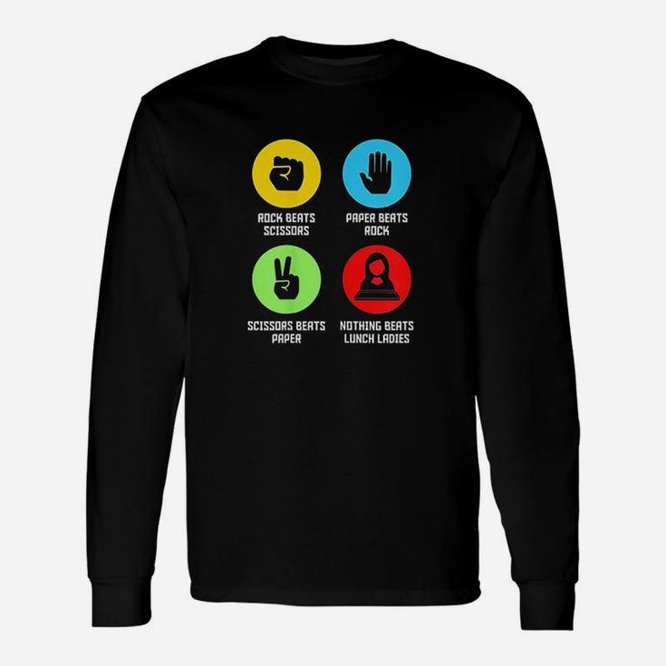 Funny Lunch Lady Gifts Nothing Beats Cafeteria Unisex Long Sleeve