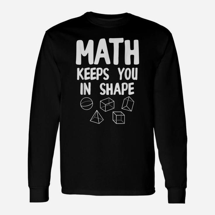 Funny Math Teacher Art Men Women Mathematics Equation Lovers Unisex Long Sleeve