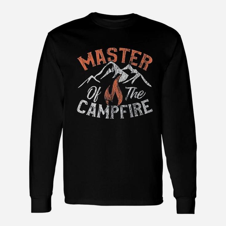 Funny Outdoor Camping Gifts Men Women Master Of Campfire Unisex Long Sleeve