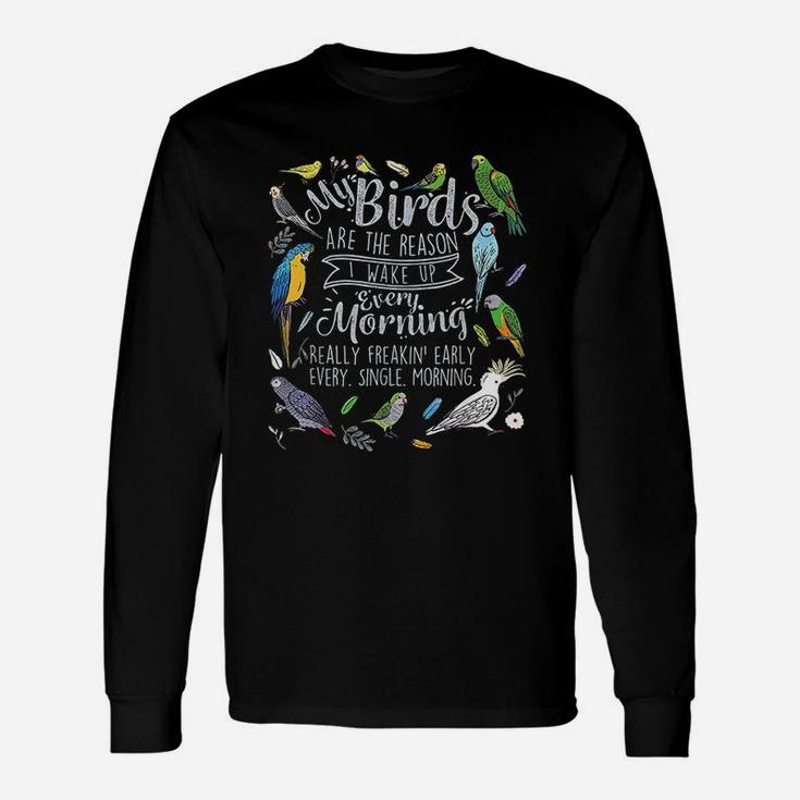 Funny Pet Parrot Bird With Macaw Unisex Long Sleeve