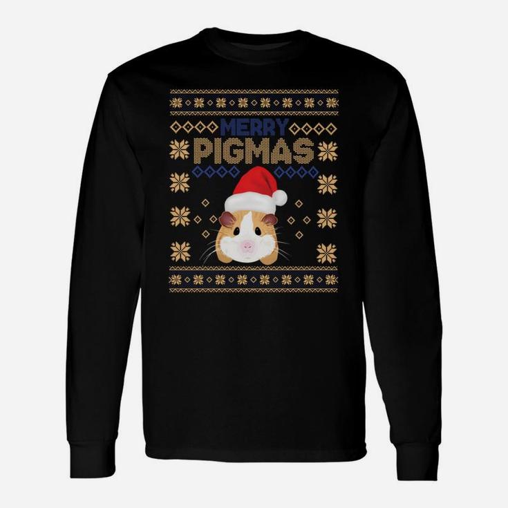Funny Pigmas Guinea Pig Ugly Christmas Sweaters Sweatshirt Unisex Long Sleeve