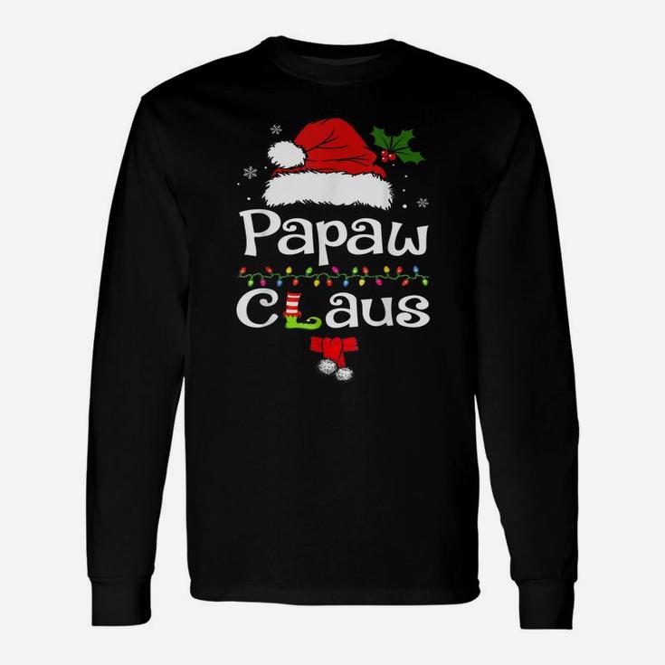 Funny Santa Papaw Claus Christmas Matching Family Unisex Long Sleeve