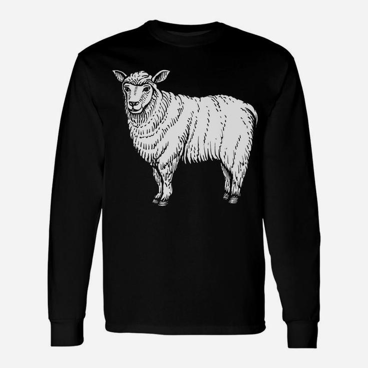 Funny Sheep Design I Know You Herd Me Sheep Lovers Unisex Long Sleeve