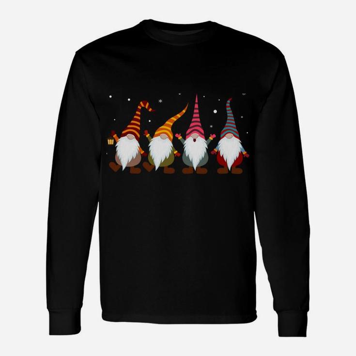 Game Of Gnomes Christmas Is Coming Funny Three Gnomes Xmas Unisex Long Sleeve