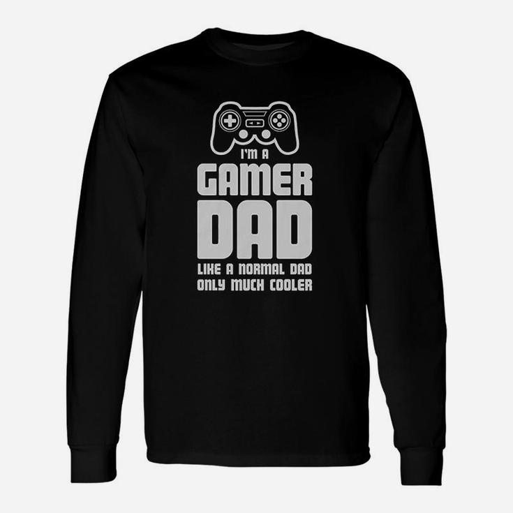 Gamer Dad Video Game Fathers Day Gaming Unisex Long Sleeve