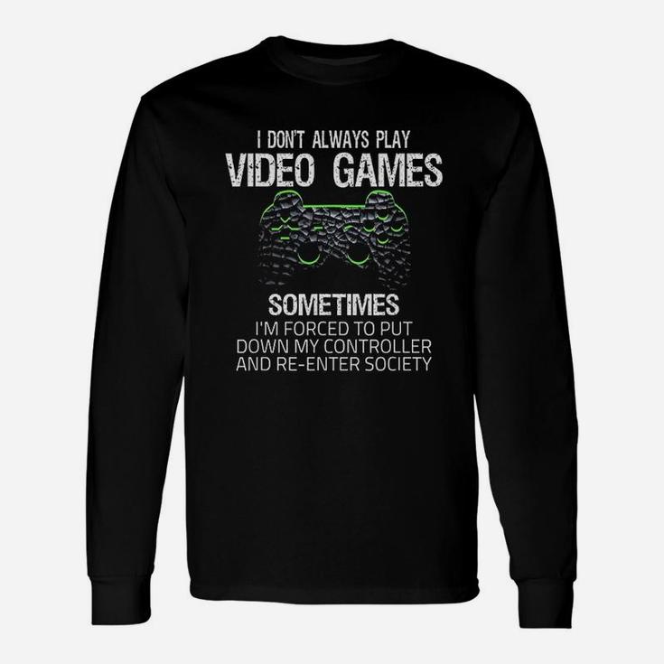 Gamer Gaming Video Games Unisex Long Sleeve