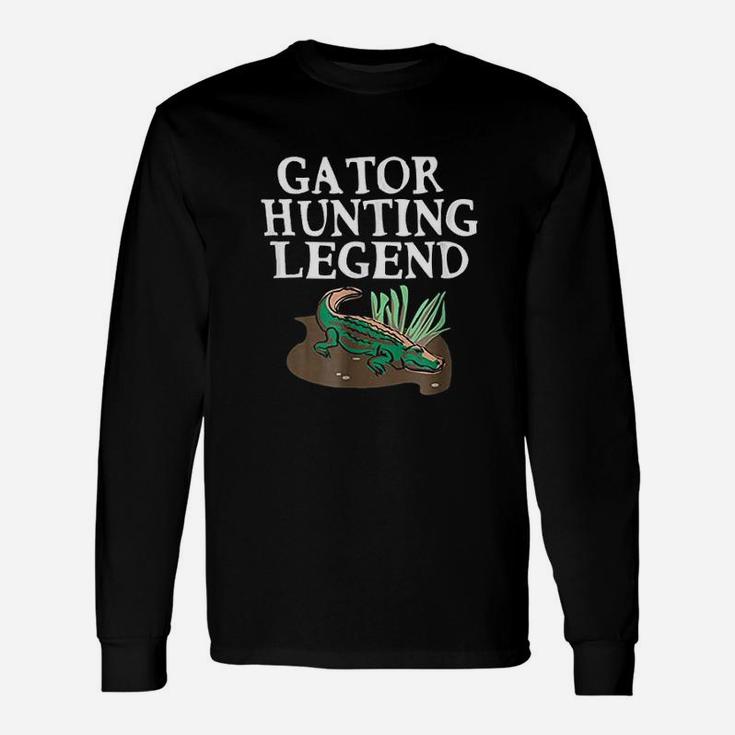 Gator Hunting Legend Long Sleeve T-Shirt