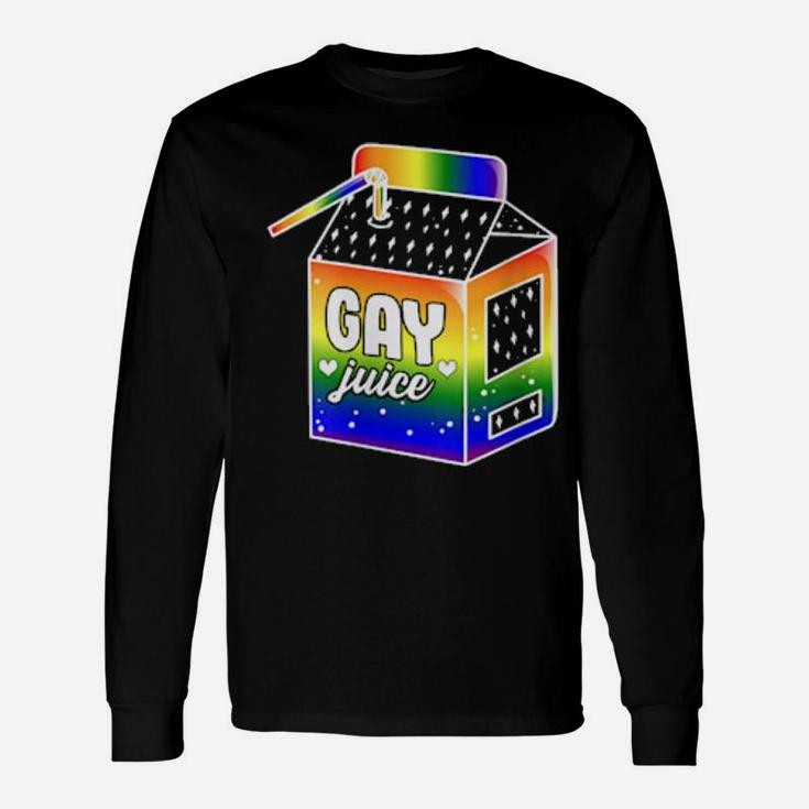 Gay Juice Aesthetic Lgbtq Gay Pride Long Sleeve T-Shirt