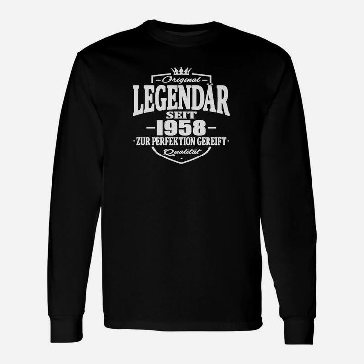 Geburtstag Legendär Seit 1958 Langarmshirts