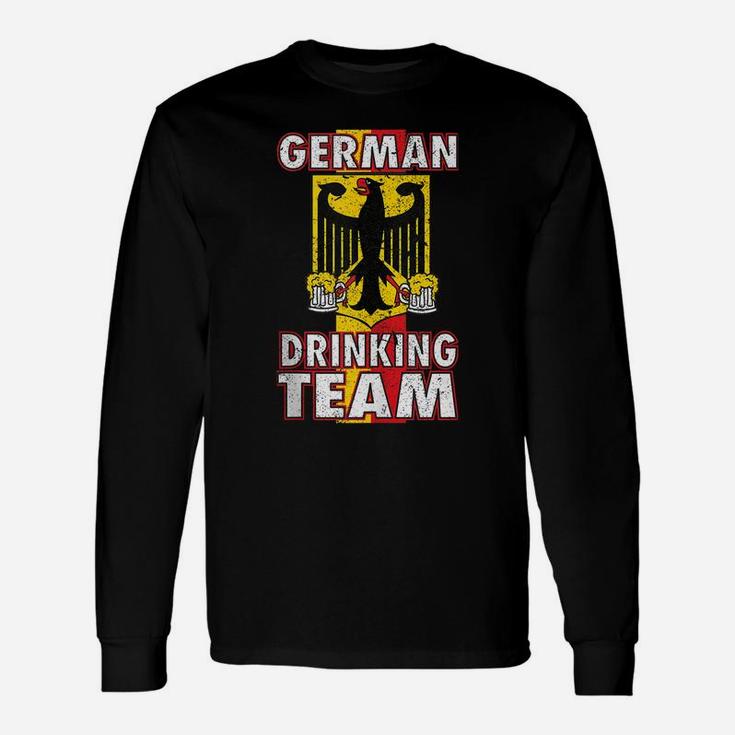 German Drinking Team Germany Flag Funny Oktoberfest Gift Unisex Long Sleeve