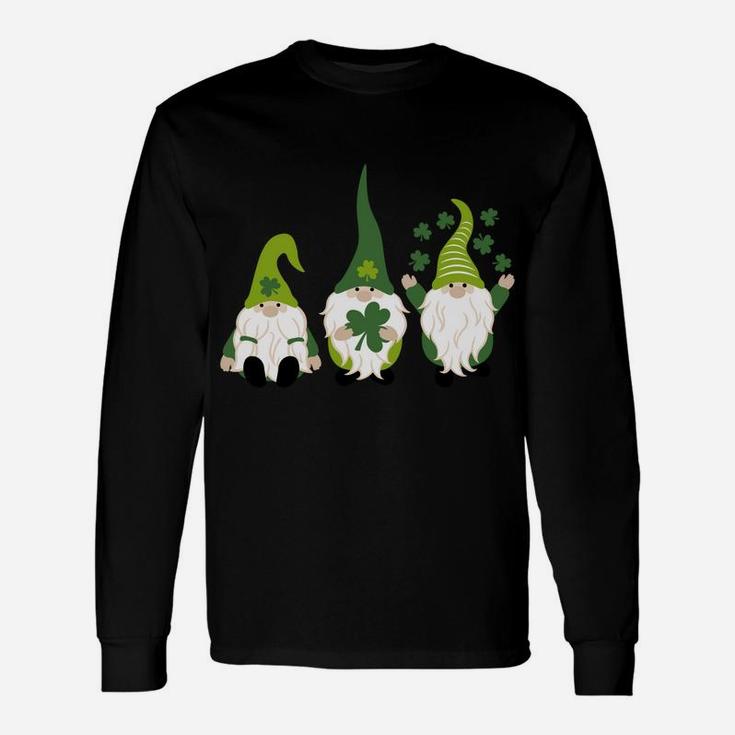 Gnome Leprechaun Tomte Green Gnomes St Patrick's Day Sweatshirt Unisex Long Sleeve