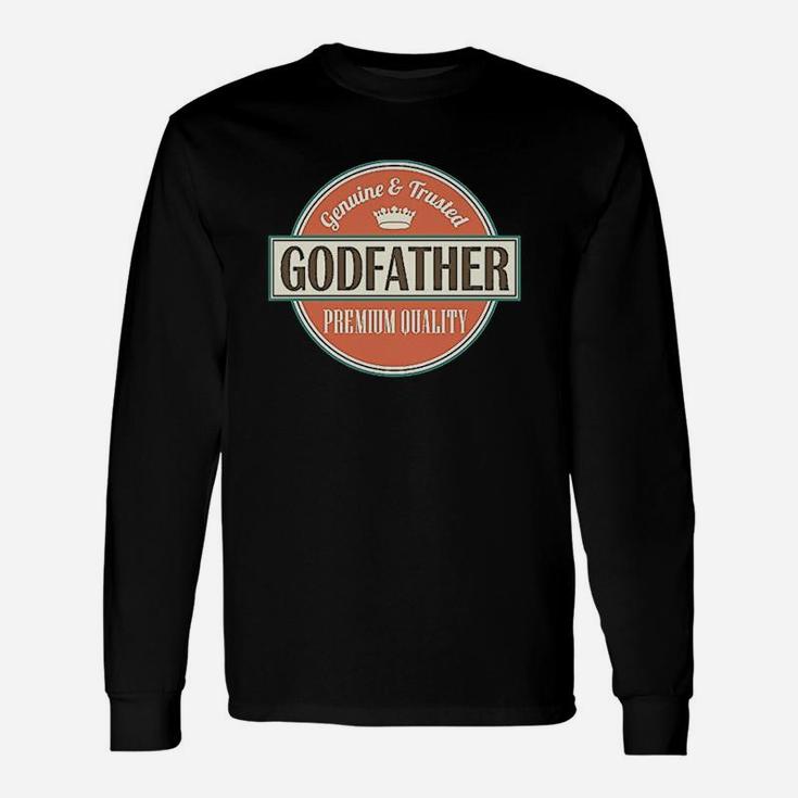 Godfather Fathers Day Vintage Unisex Long Sleeve