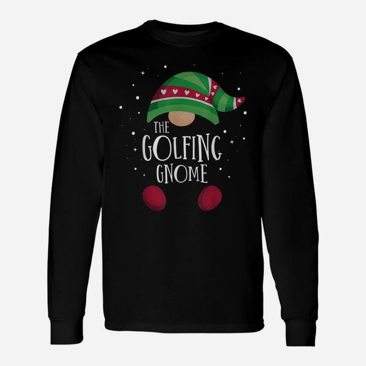 Golfing Gnome Family Matching Pajamas Christmas Gift Unisex Long Sleeve