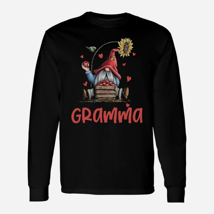 Gramma Gnome Valentines Gnome Long Sleeve T-Shirt