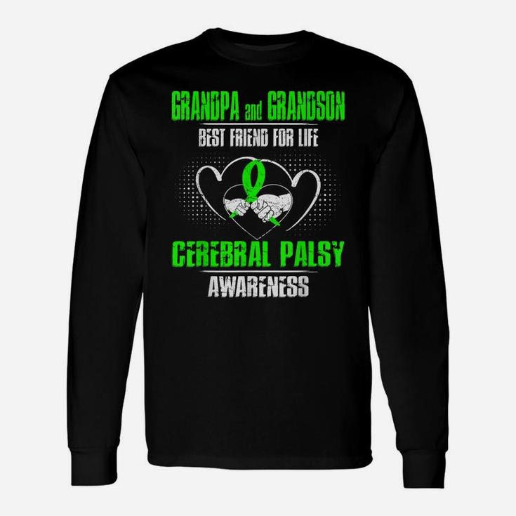 Grandpa And Grandson Best Friend Of Life Cerebral Palsy Unisex Long Sleeve