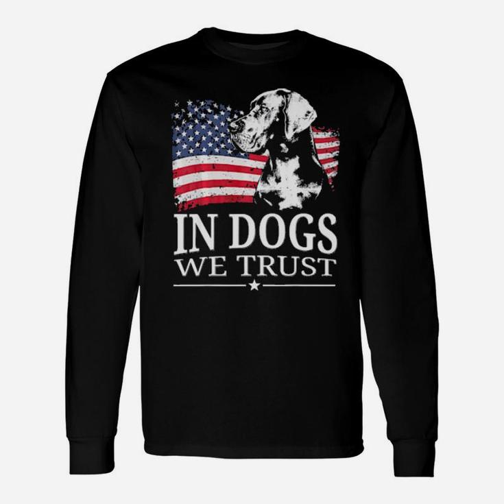 Great Dane Fun Dog For Women Men Long Sleeve T-Shirt