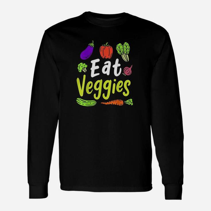 Green Grocer Vegan Vegetables Vegetarian Eat Veggies Gift Unisex Long Sleeve
