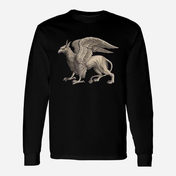 Griffin Eagle Lion Medieval Bird Mythical Creature Unisex Long Sleeve