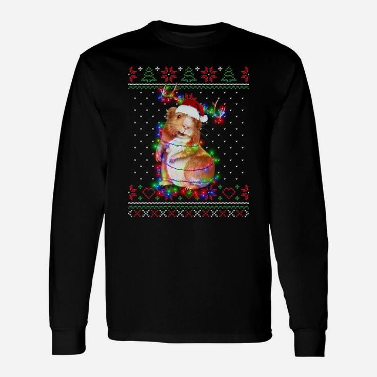 Guinea Pig Animal Ugly Sweater Christmas Puppy Animal Lover Unisex Long Sleeve