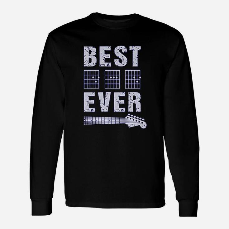 Guitarist Father Best Dad Ever Unisex Long Sleeve