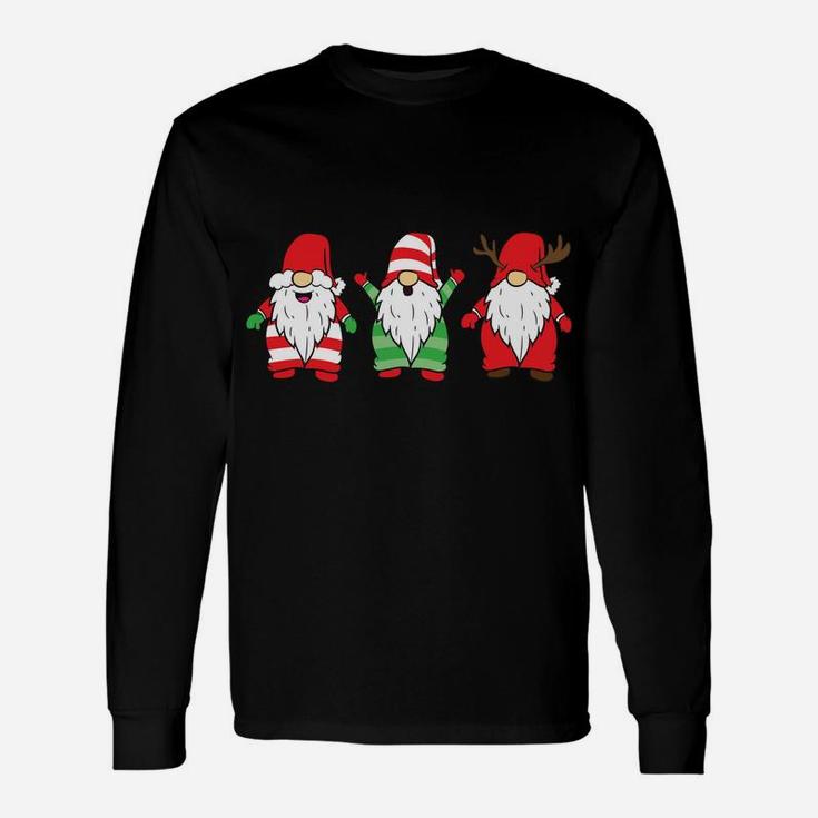 Hanging With My Gnomies Christmas Gnomes Unisex Long Sleeve