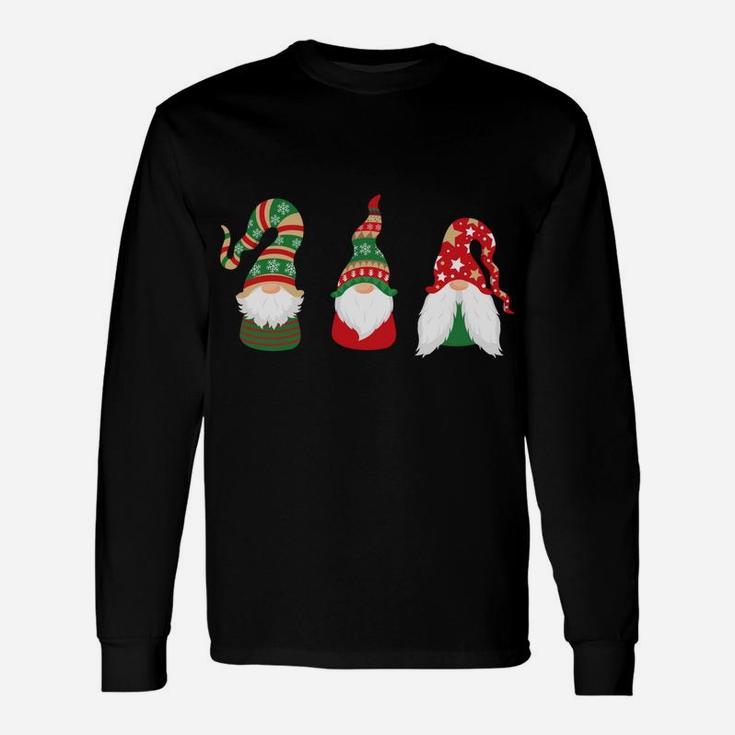 Hanging With My Gnomies Gift Funny Merry Christmas Gnome Unisex Long Sleeve