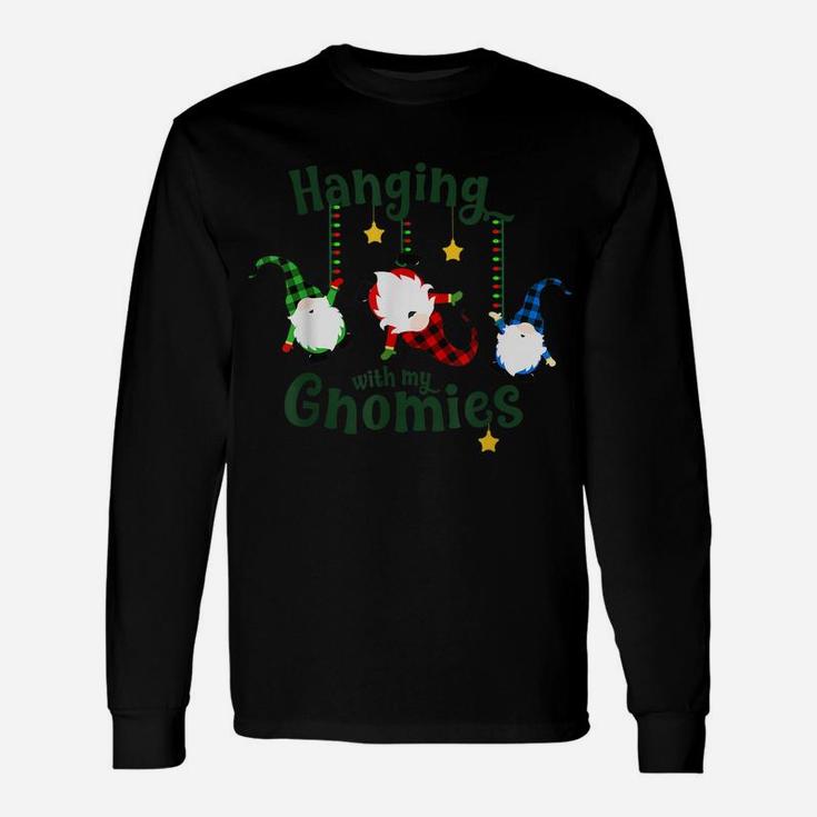 Hanging With My Gnomies Nordic Santa Gnome Christmas Pajama Unisex Long Sleeve