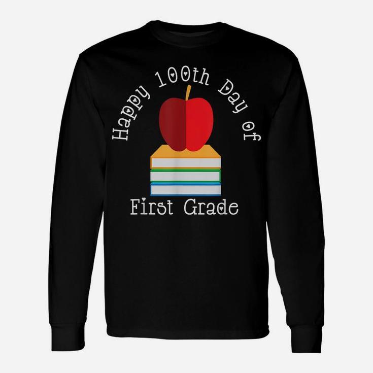 Happy 100Th Day Of First Grade 100 Days 1St Grade Completed Unisex Long Sleeve