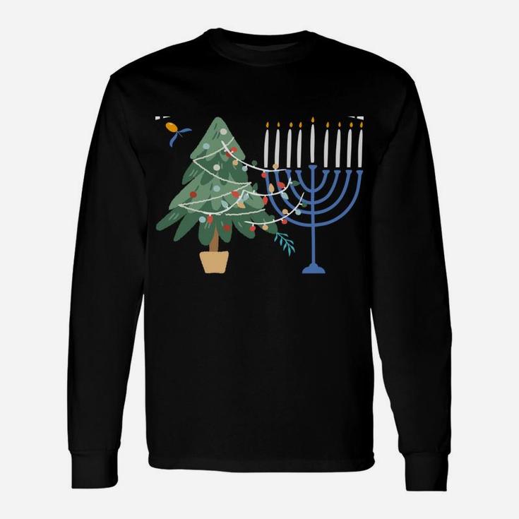 Happy Chrismukkah Funny Hanukkah And Christmas Gift Unisex Long Sleeve