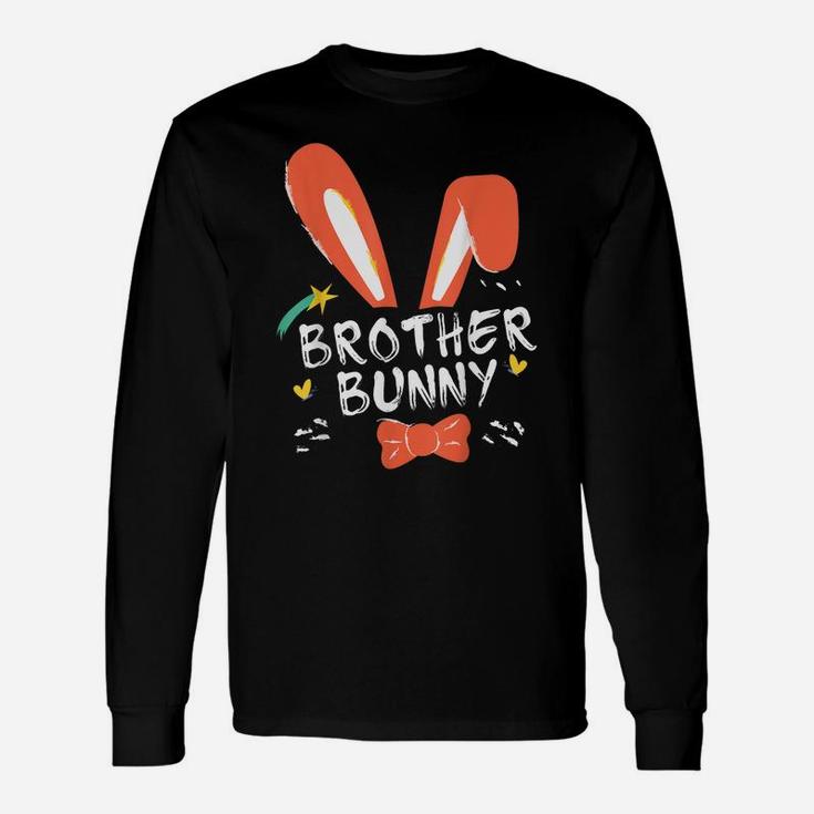 Happy Easter Day Brother Bunny Ears Costume Family Easter Unisex Long Sleeve