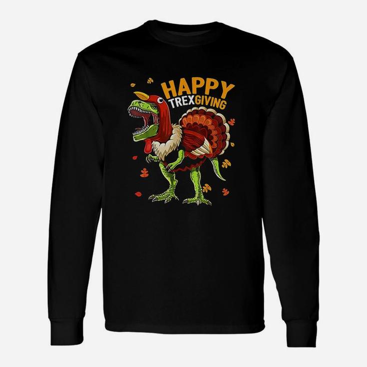 Happy ThanksgivingRex Dinosaur Turkey Unisex Long Sleeve
