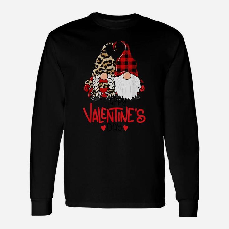 Happy Valentine's Day Gnomes Couple Valentines Day Gift Unisex Long Sleeve