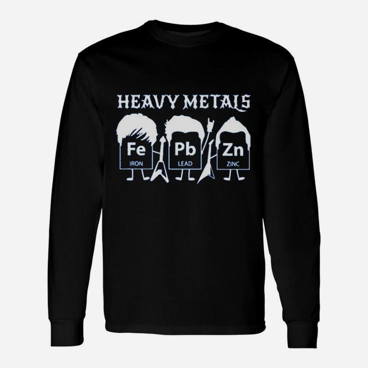 Heavy Metals Periodic Table Elements Printed Unisex Long Sleeve