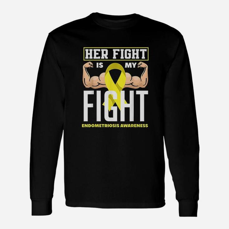 Her Fight Is My Fight Wife Daughter Awareness Unisex Long Sleeve