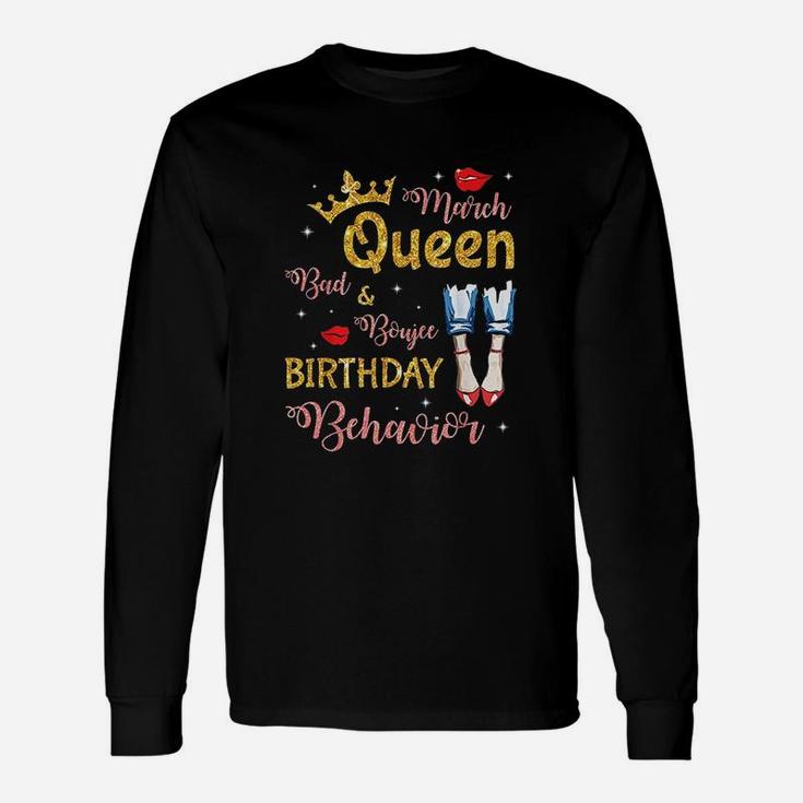 Hot Lip And Shoes March Queen Unisex Long Sleeve