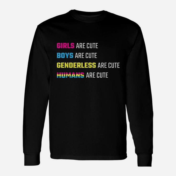 Humans Are Cute Unisex Long Sleeve