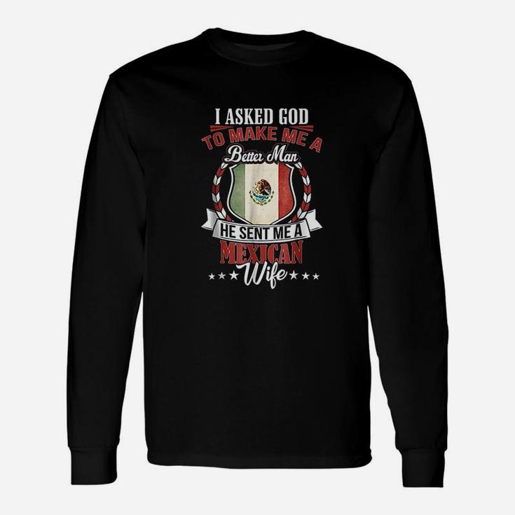 I Love My Mexican Wife Anniversary Unisex Long Sleeve