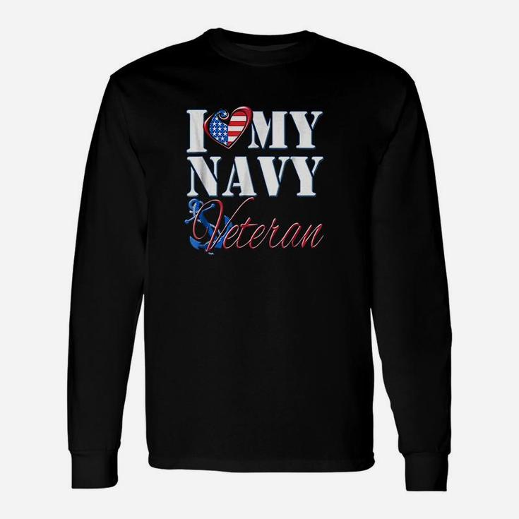 I Love My Navy Veteran Patriotic Sailor Unisex Long Sleeve