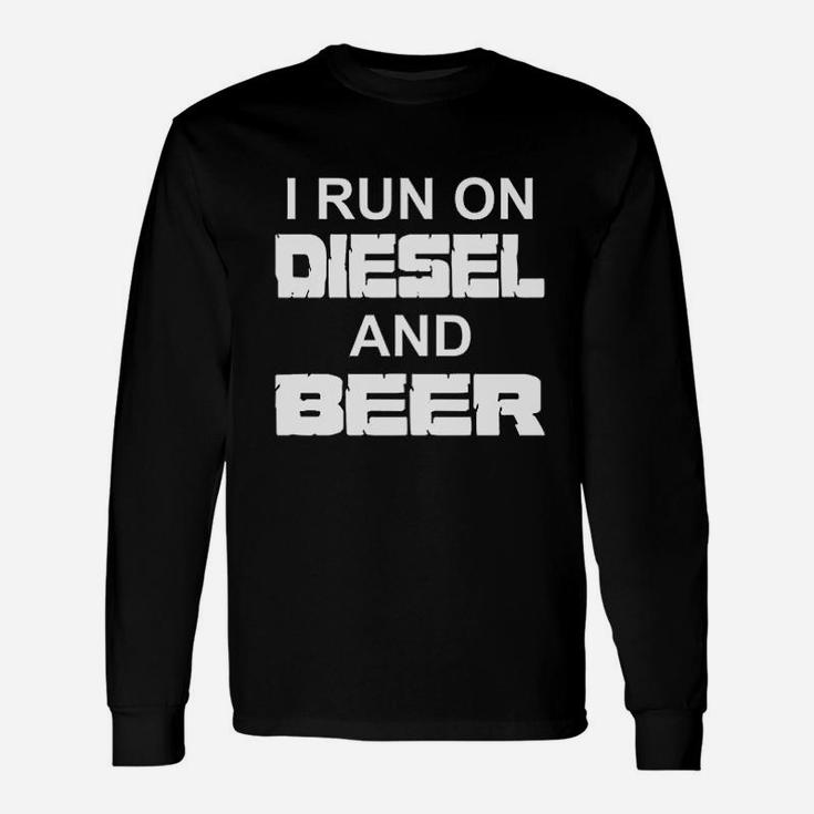 I Run On And Beer Truck Turbo Brothers Unisex Long Sleeve