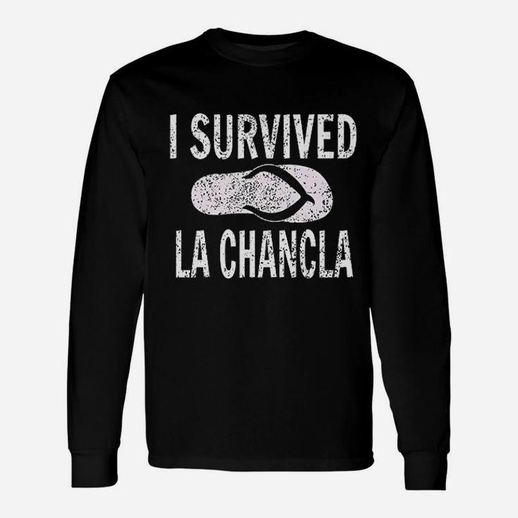 I Survived La Chancla Unisex Long Sleeve