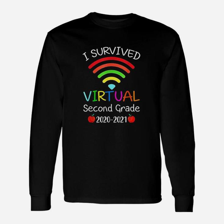 I Survived Virtual 2Nd Grade End Of Year Distance Learning Unisex Long Sleeve