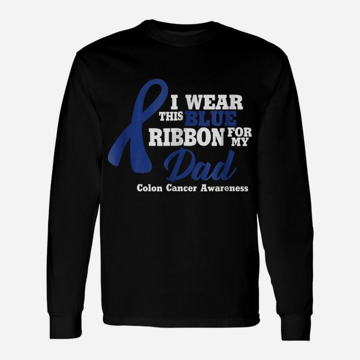 I Wear Dark Blue For My Dad Shirt Unisex Long Sleeve