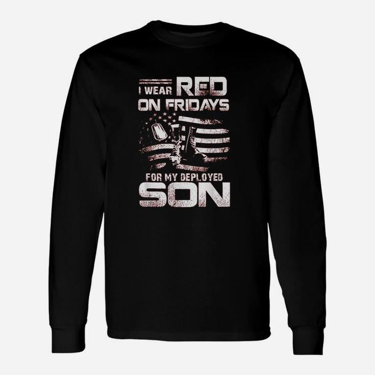 I Wear Red On Friday For My Son Unisex Long Sleeve