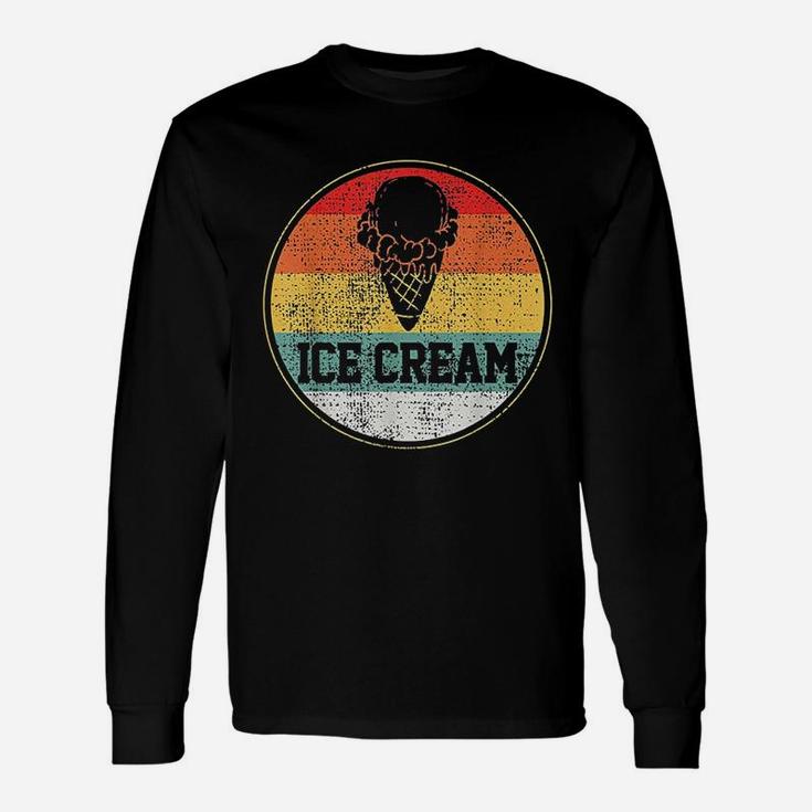 Ice Cream Retro Vintage Summer Treats Cool Unisex Long Sleeve