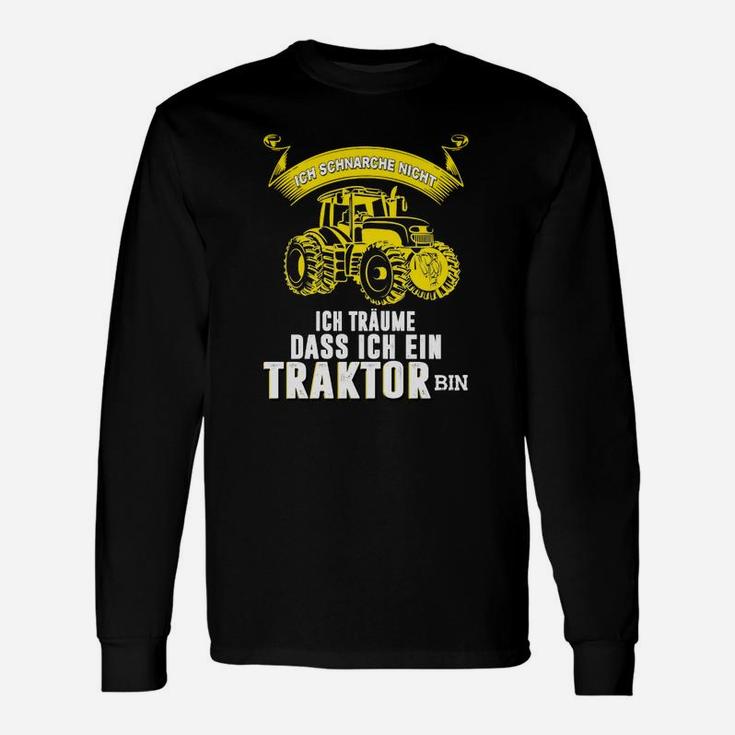 Ich Traume Dass Ich Ein Traktor Langarmshirts