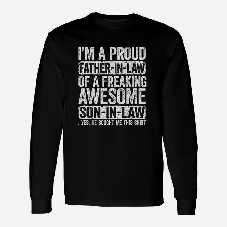 Im A Proud Father In Law Of Son In Law Unisex Long Sleeve