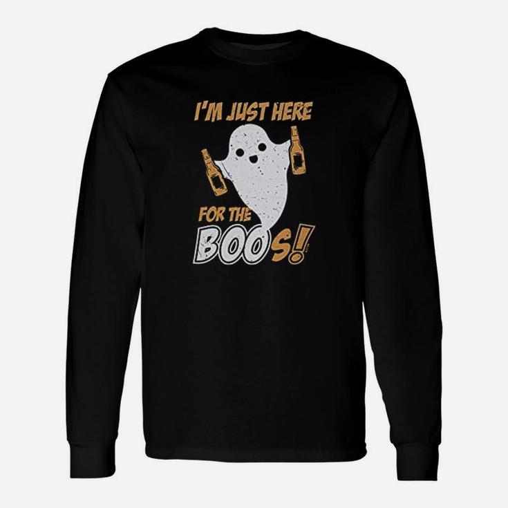 Im Just Here For The Boos Ladies Unisex Long Sleeve